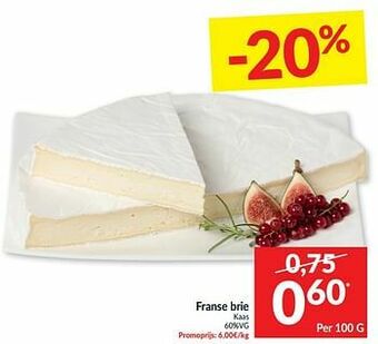 Intermarché Franse brie kaas aanbieding