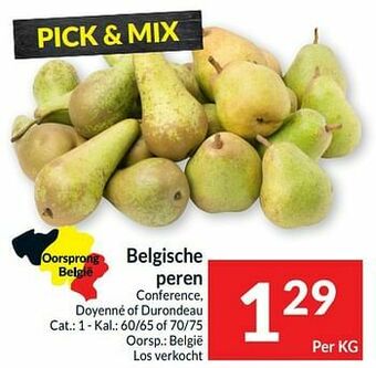 Belgische peren conference doyenné of durondeau