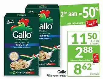 Intermarché Gallo rijst voor risotto aanbieding