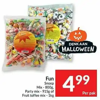Intermarché Fun snoep mix party mix of fruit toffee mix aanbieding