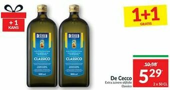 Intermarché De cecco extra zuivere olijfolie classico aanbieding