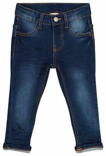 HEMA HEMA Baby Jogdenim Middenblauw (middenblauw) aanbieding
