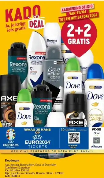 Delhaize Deodorant aanbieding