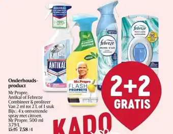 Delhaize Onderhoudsproduct aanbieding