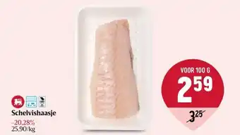 Delhaize Schelvishaasje aanbieding