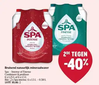 Delhaize Bruisend natuurlijk mineraalwater aanbieding