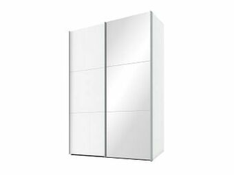 Deba Meubelen Kleerkast met spiegel SWIFT - Wit Wit aanbieding