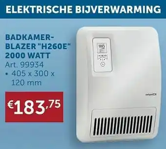 Zelfbouwmarkt Badkamerblazer h260e 2000 watt aanbieding