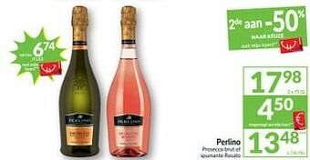 Intermarché Perlino prosecco brut of spumante rosato aanbieding