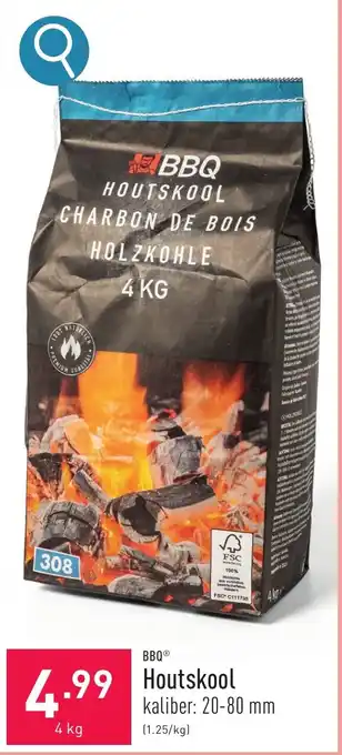 ALDI BBQ Houtskool 4kg aanbieding