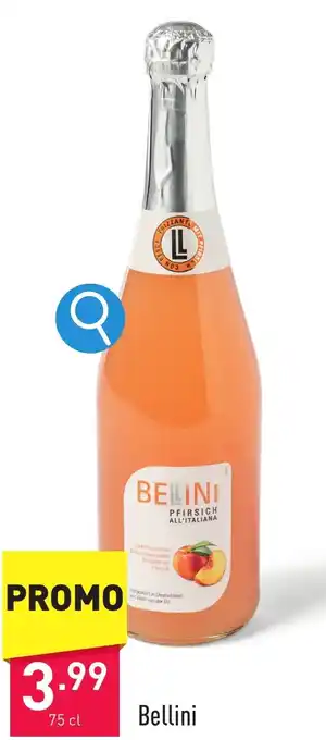 ALDI Bellini 75 cl aanbieding