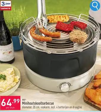 ALDI BBQ Minihoutskoolbarbecue aanbieding