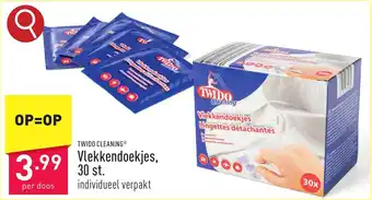 ALDI TWIDO CLEANING Vlekkendoekjes, 30 st aanbieding