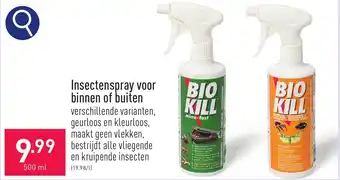 ALDI Insectenspray voor binnen of buiten 500mL aanbieding