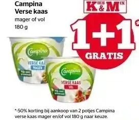 Spar Campina Verse kaas aanbieding