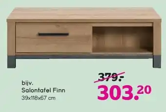 Leen Bakker Salontafel Finn aanbieding