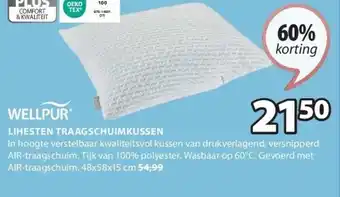 Jysk LIHESTEN TRAAGSCHUIMKUSSEN aanbieding