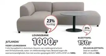 Jysk VEDBY LOUNGEBANK aanbieding