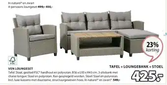 Jysk VEN LOUNGESET aanbieding