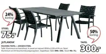 Jysk FAUSING TAFEL aanbieding