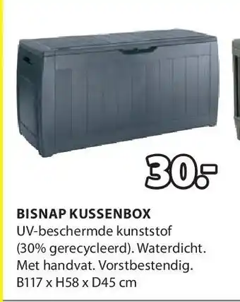 Jysk BISNAP KUSSENBOX aanbieding