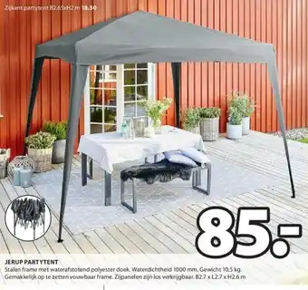 Jysk JERUP PARTYTENT aanbieding