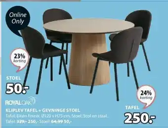 Jysk KLIPLEV TAFEL aanbieding