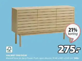 Jysk HALMBY DRESSOIR aanbieding