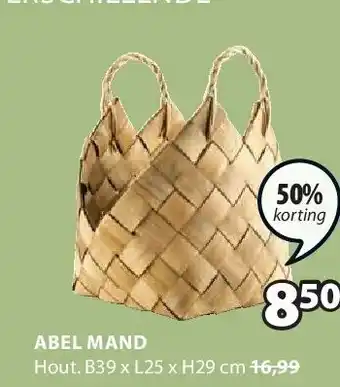 Jysk ABEL MAND aanbieding