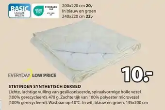 Jysk STETINDEN SYNTHETISCH DEKBED aanbieding