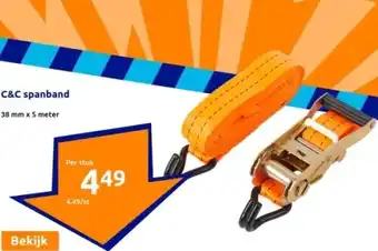 Action C&C spanband aanbieding