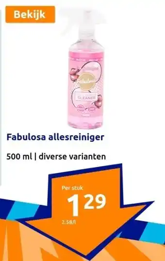 Action Fabulosa allesreiniger aanbieding