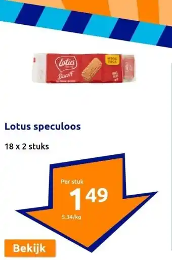 Action Lotus speculoos aanbieding