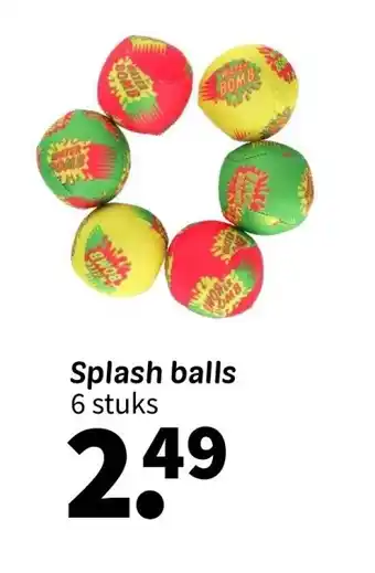 Wibra Splash balls aanbieding