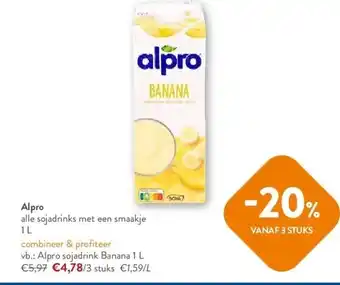 OKay Alpro alle sojadrinks met een smaakje 1 L aanbieding