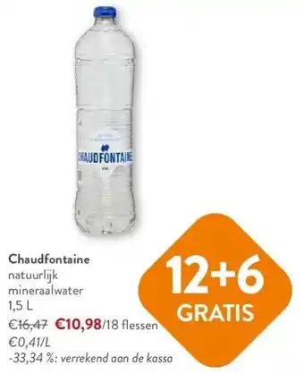 OKay Chaudfontaine natuurlijk mineraalwater 1,5 L aanbieding