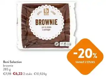 OKay Boni Selection brownie 285 g aanbieding