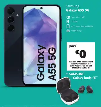 Base Samsung Galaxy A55 5G aanbieding