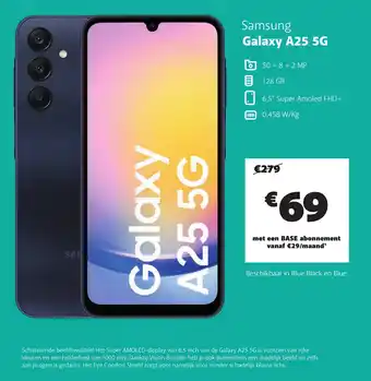 Base Samsung Galaxy A25 5G aanbieding