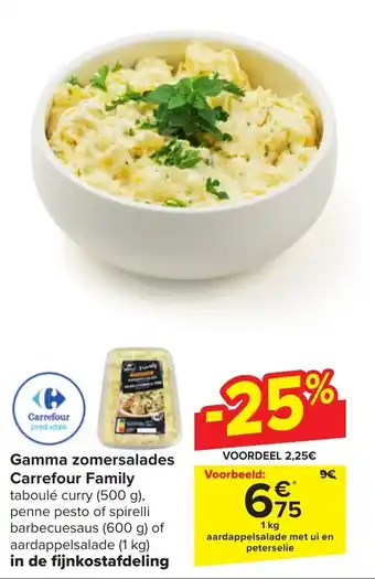 Carrefour Market Gamma zomersalades 1 kg aanbieding