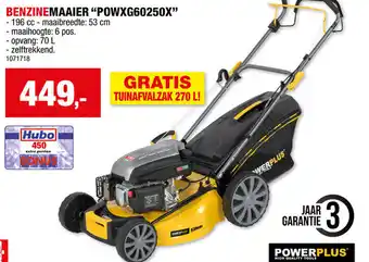 Hubo POWERPLUS BENZINEMAAIER POWXG60250X aanbieding