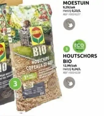 Brico HOUTSCHORS BIO aanbieding