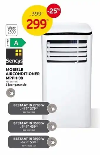 Brico MOBIELE AIRCONDITIONER MPPH-08 aanbieding