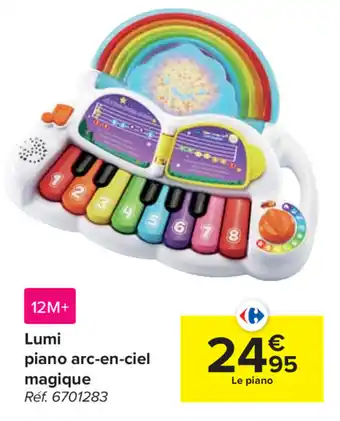 Lumi piano arc-en-ciel magique