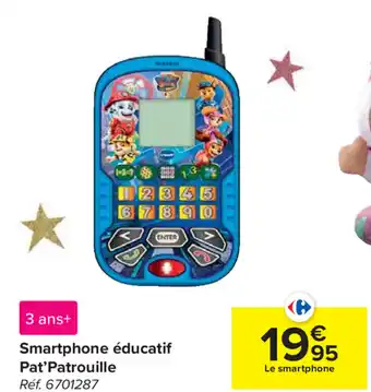 Carrefour Smartphone educatif Pat'Patrouille aanbieding