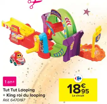 Carrefour Tut Tut Looping + King roi du looping aanbieding
