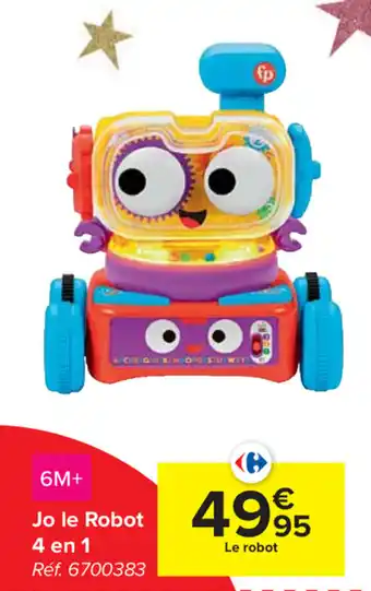 Carrefour Jo le Robot 4 en 1 aanbieding