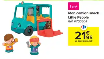 Carrefour Mon camion snack Little People aanbieding