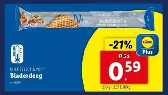 Lidl Bladerdeeg aanbieding