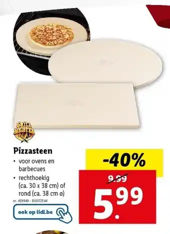 Lidl Pizzasteen aanbieding